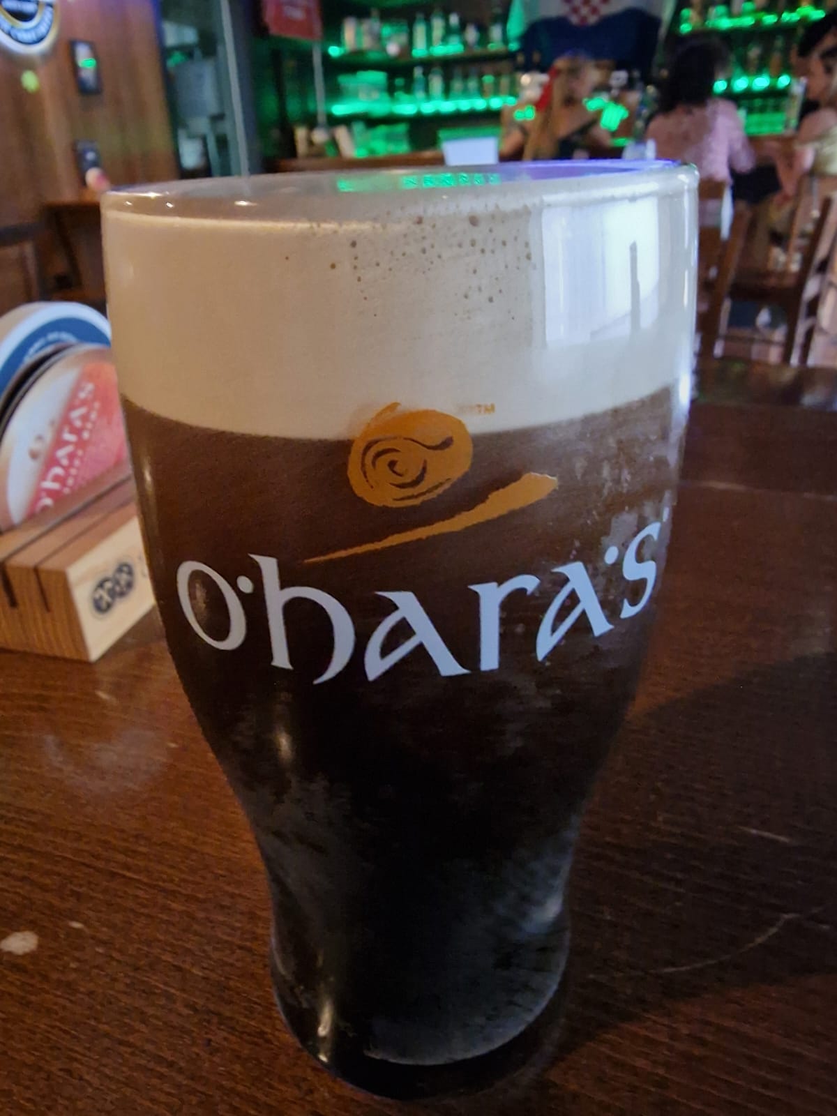 Ein Glas O'Hara's Stout