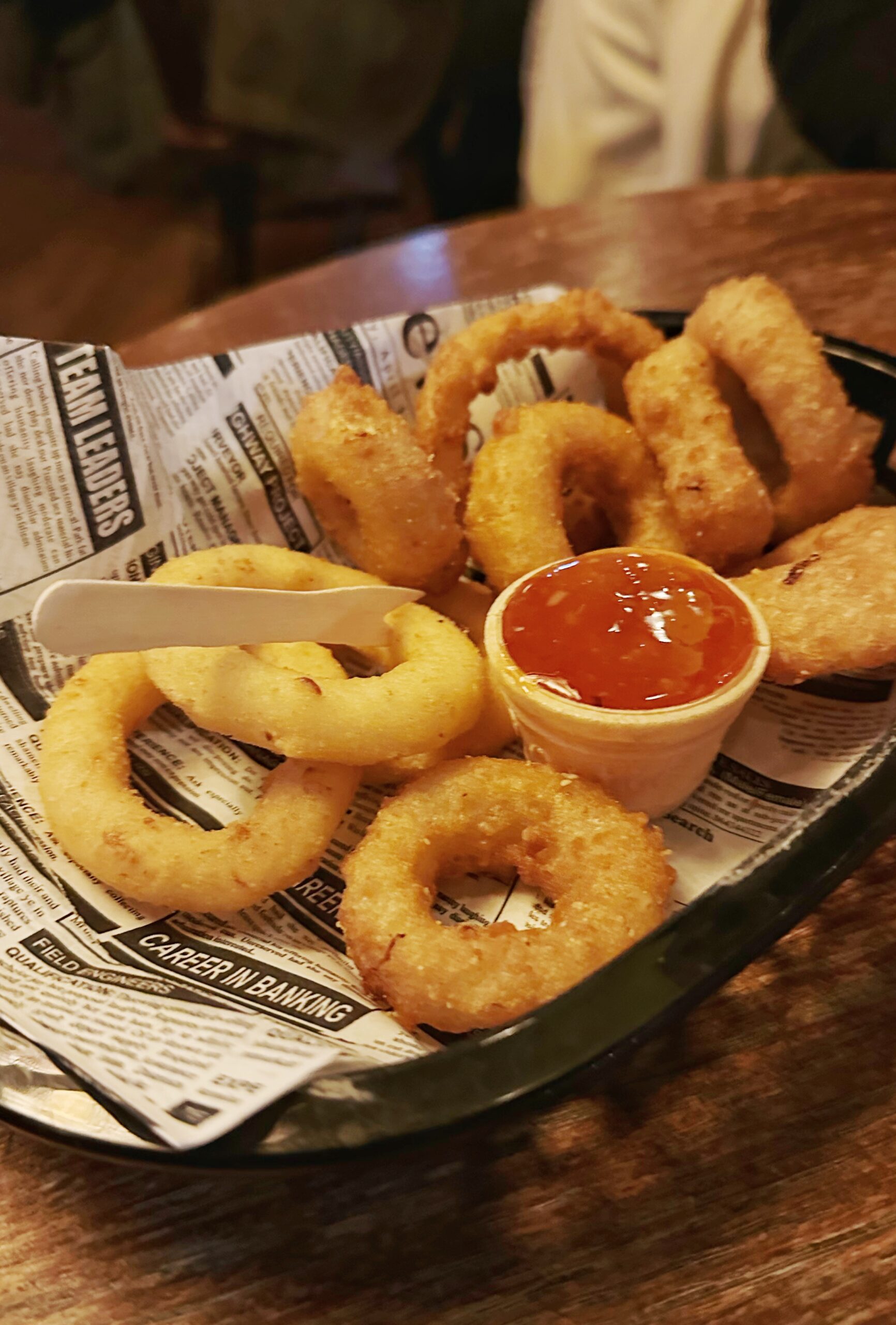 Onion Rings im Murphy's Irish Pub Berlin Friedrichstraße