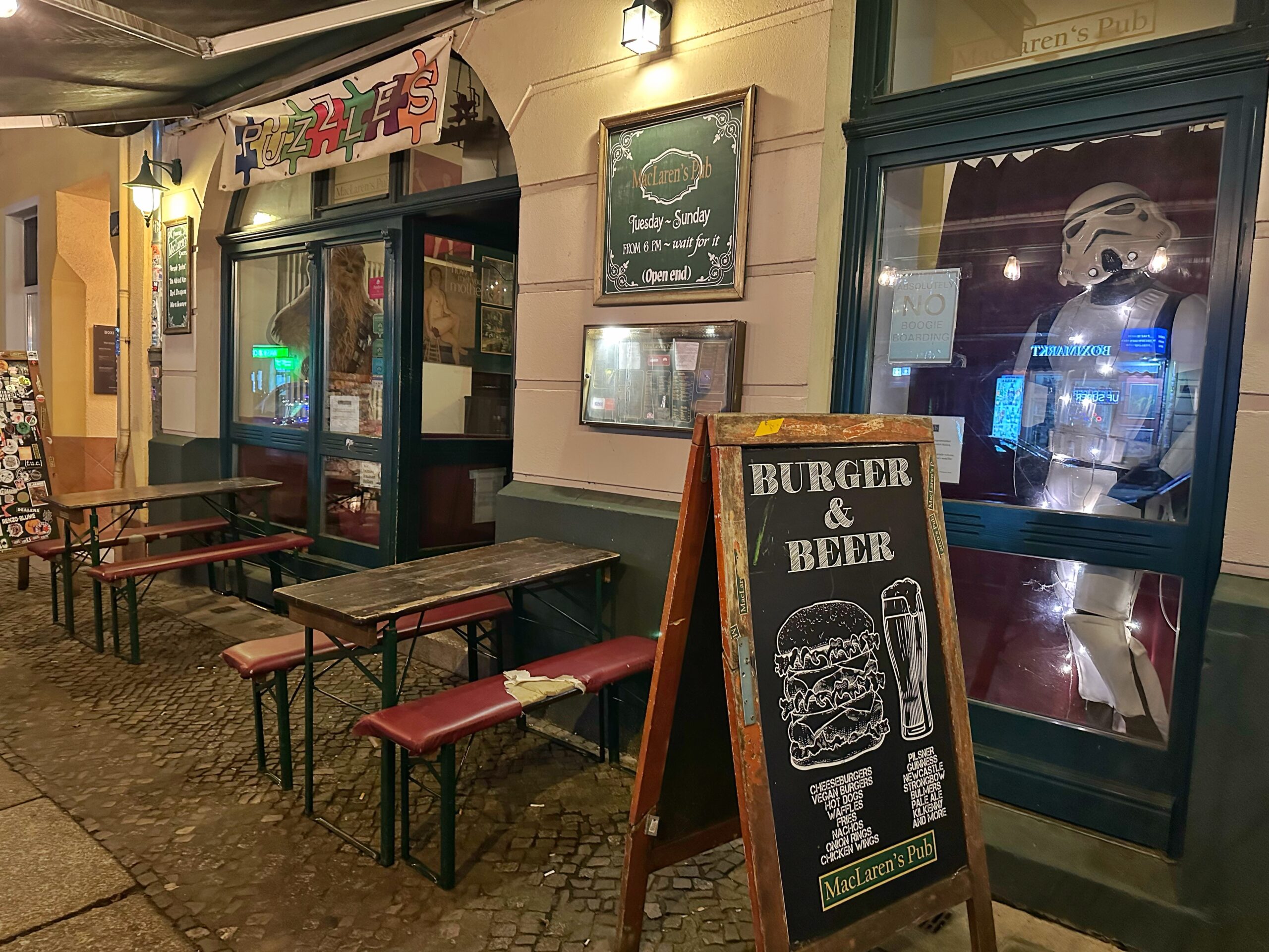 MacLaren's Pub Berlin Friedrichshain | PUZZLES